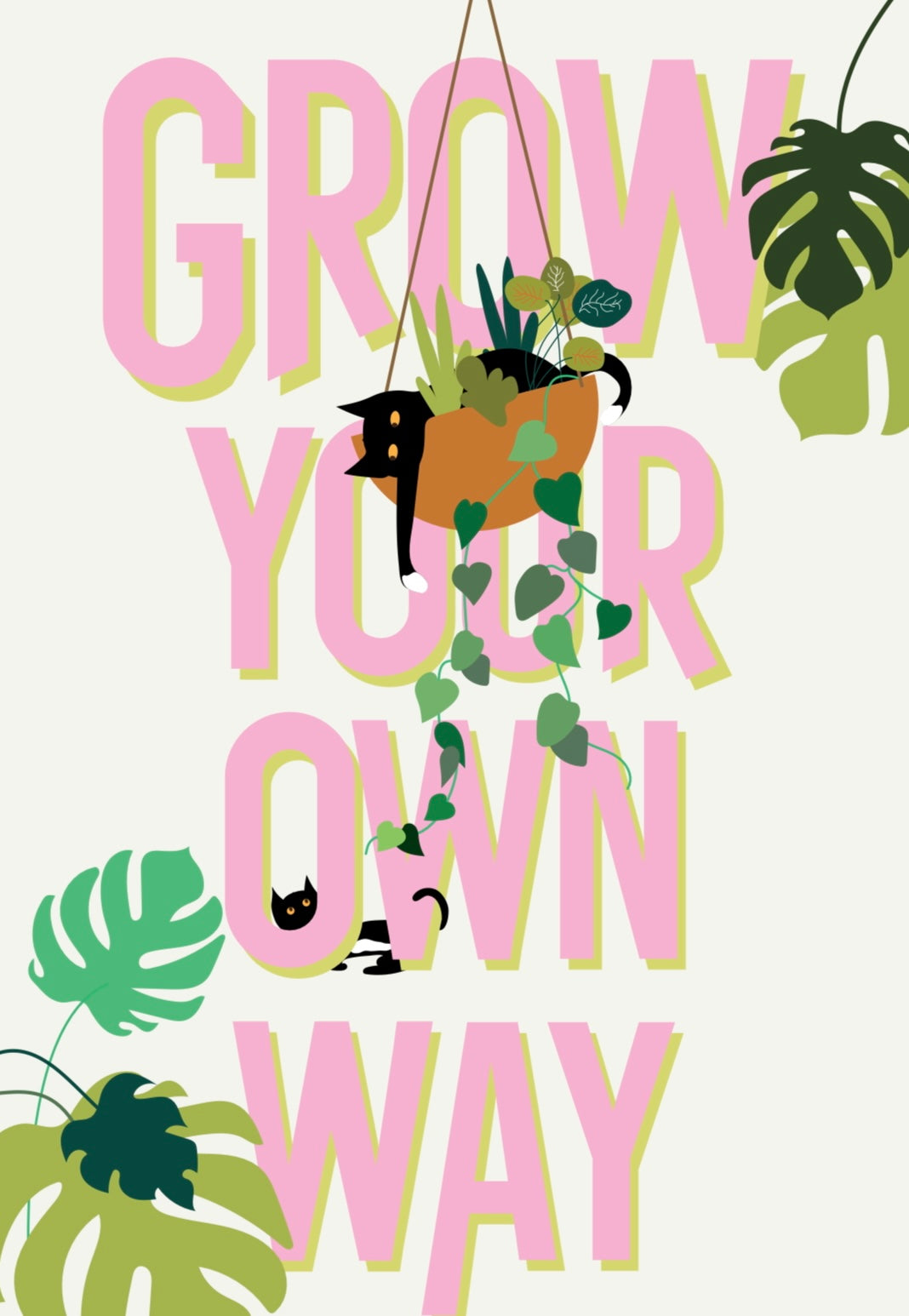 Grow Your Own Way A4 Prints