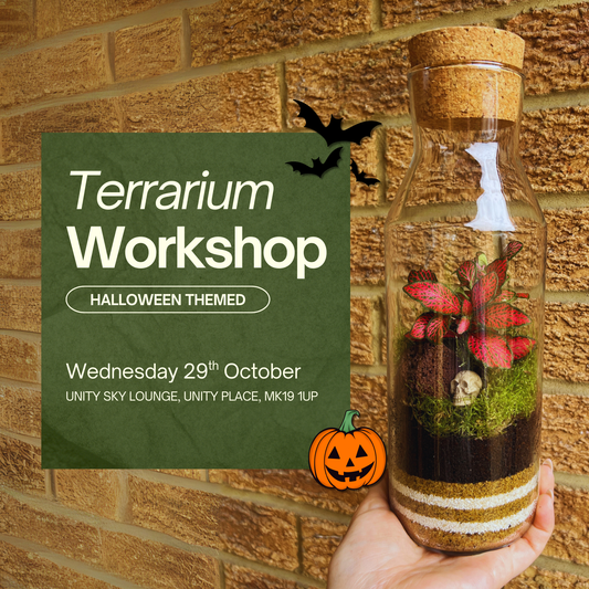 29th October - Unity Place Halloween Terrarium Workshop